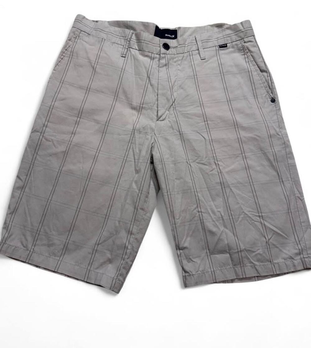Hurley Plaid Chino Shorts Size 32